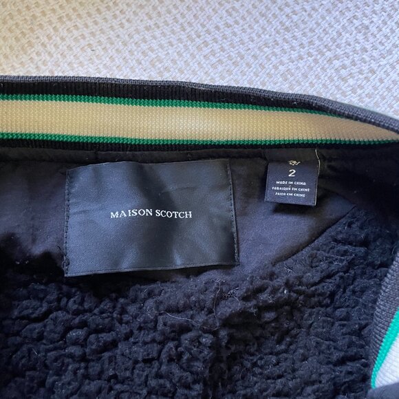 Embroidered Maison Scotch Bomber Jacket - Picture 3 of 6